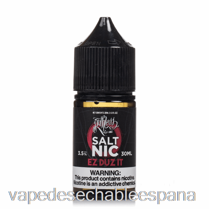 Vape Desechable España Ez Duz It - Sal Despiadada - 30ml 10mg